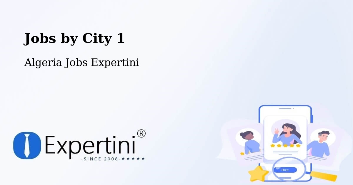 City Jobs in Algeria - Expertini